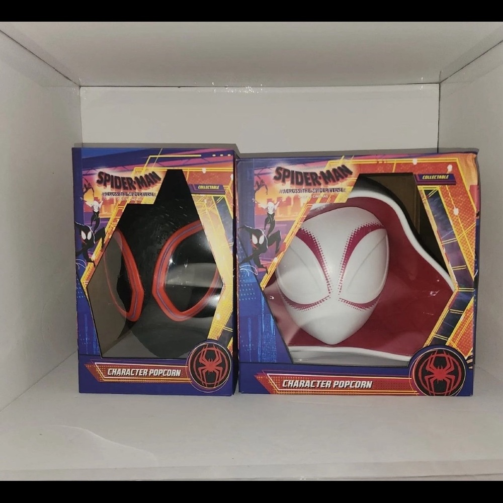 Spider-Man: Across The Spider-Verse Miles Morales Gwen Stacy AMC Popcorn Buckets